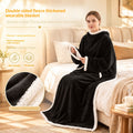 Corduroy Multi-Functional Wearable Sleeve Blanket